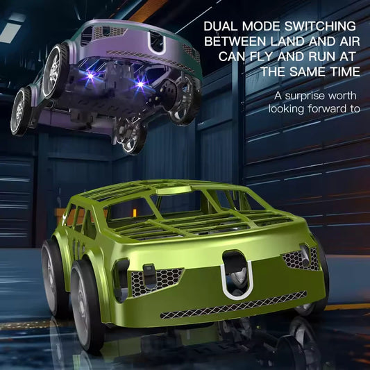 2 in 1 RC Mini Car & Drone With Lights